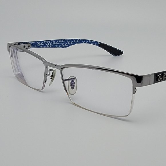 Ray-Ban RB8412 2502 Carbon Fiber Gunmetal Eyeglasses Frame w/ Case 52-17-145